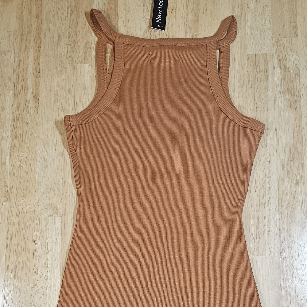 🎉BOGO🎉Rust Ribbed Mini Dress - Picture 10 of 13